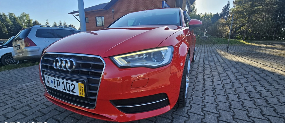 Audi A3 cena 49999 przebieg: 161341, rok produkcji 2015 z Poręba małe 137